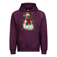 Mauve Wine christmas rooster Urban Hoodie - RanaPortraitStore