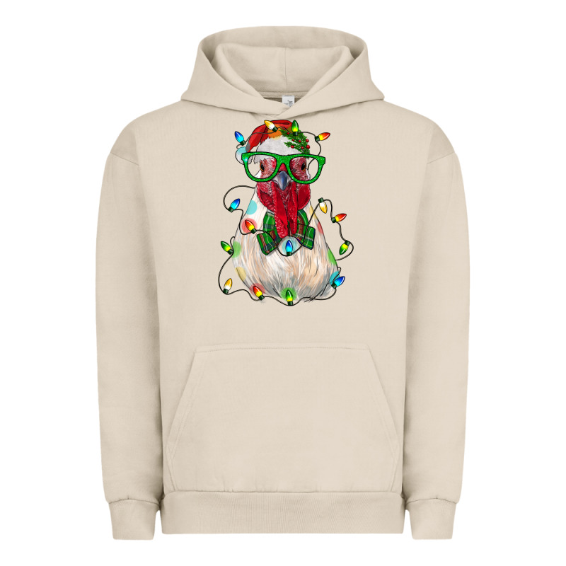Christmas Rooster Urban Hoodie by RanaPortraitStore | Teevron