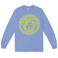 Colony Blue VINTAGE  Medusa Long Sleeve Tee - artisFamous