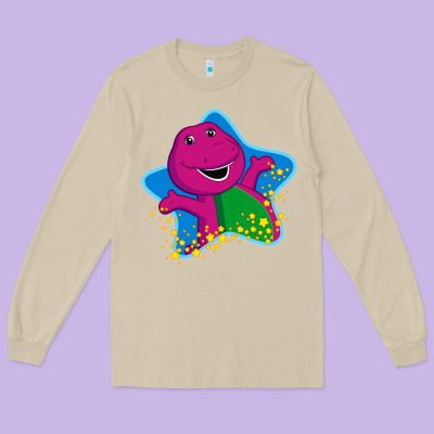Barney 5 Long Sleeve Tee Designed By Artisfamous