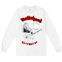 White lemmy vocal Long Sleeve Tee - artisFamous