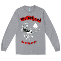 Heather Grey lemmy vocal Long Sleeve Tee - artisFamous