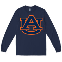 Navy auburn tigers Long Sleeve Tee - artisFamous