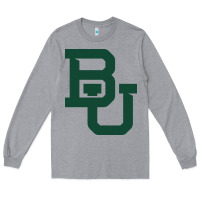 Heather Grey baylor athletics Long Sleeve Tee - artisFamous