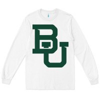White baylor athletics Long Sleeve Tee - artisFamous