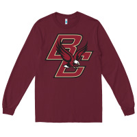 Burgundy boston college eagles Long Sleeve Tee - artisFamous