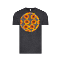 Vintage Black african fabric pattern round earrings 4 Vintage Tee - BundleAndBundleShop