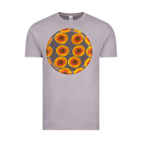 Vintage Zinc african fabric pattern round earrings 4 Vintage Tee - BundleAndBundleShop