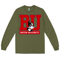 Army Green boston university terriers Long Sleeve Tee - artisFamous