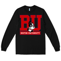 Black boston university terriers Long Sleeve Tee - artisFamous