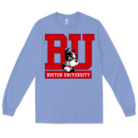 Colony Blue boston university terriers Long Sleeve Tee - artisFamous