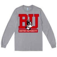 Heather Grey boston university terriers Long Sleeve Tee - artisFamous