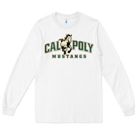 White cal poly mustangs Long Sleeve Tee - artisFamous