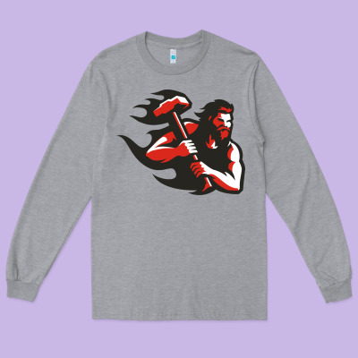 Cal U Vulcans Long Sleeve Tee Designed By Artisfamous