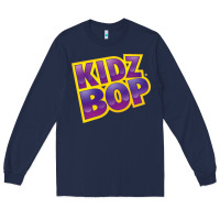 Navy kidz bop kids 4 Long Sleeve Tee - artisFamous