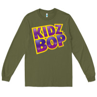 Army Green kidz bop kids 4 Long Sleeve Tee - artisFamous