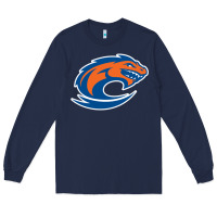 Navy clayton state loch orange Long Sleeve Tee - artisFamous
