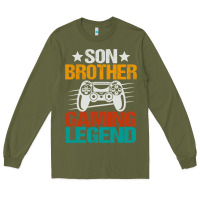 Army Green gaming gifts for teenage boys 8 12 year old christmas gamer Long Sleeve Tee - artisFamous