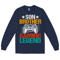 Navy gaming gifts for teenage boys 8 12 year old christmas gamer Long Sleeve Tee - artisFamous