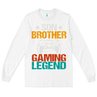 White gaming gifts for teenage boys 8 12 year old christmas gamer Long Sleeve Tee - artisFamous