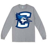 Heather Grey creighton bluejays Long Sleeve Tee - artisFamous