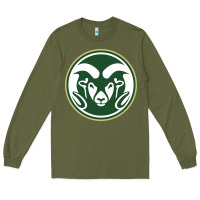 Army Green colorado state rams Long Sleeve Tee - artisFamous