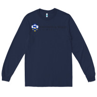 Navy Johnson & Wales College Art Long Sleeve Tee - artisFamous