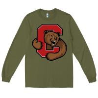 Army Green cornell big red Long Sleeve Tee - artisFamous
