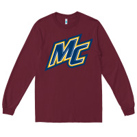 Burgundy merrimack warriors Long Sleeve Tee - artisFamous