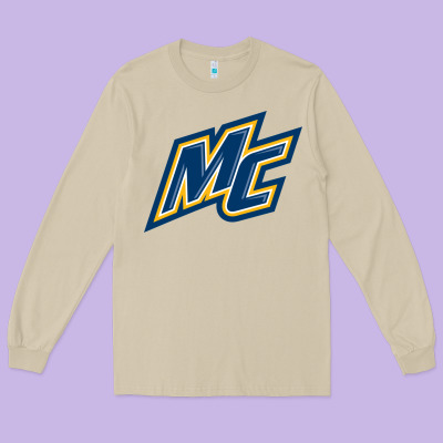 Merrimack Warriors Long Sleeve Tee Designed By Artisfamous