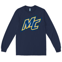 Navy merrimack warriors Long Sleeve Tee - artisFamous
