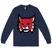 Navy Rhodes College Athletic Long Sleeve Tee - artisFamous