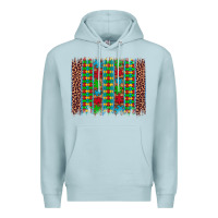 Blue Mist autism awareness leopard puzzle brush stroke Premium Hoodie - Artiststas