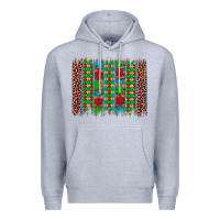 Heather Grey autism awareness leopard puzzle brush stroke Premium Hoodie - Artiststas