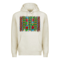 Oatmeal Heather autism awareness leopard puzzle brush stroke Premium Hoodie - Artiststas