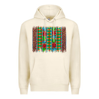 Tofu autism awareness leopard puzzle brush stroke Premium Hoodie - Artiststas