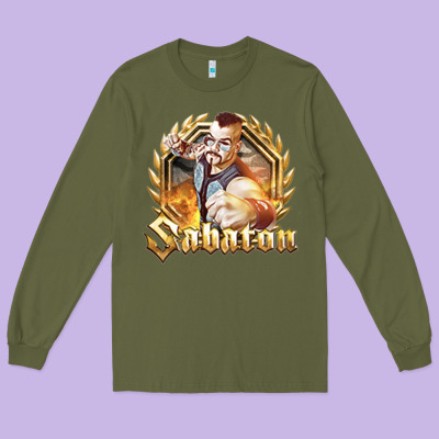 Sabaton 2 Long Sleeve Tee Designed By Artisfamous