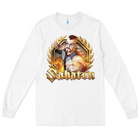 White sabaton 2 Long Sleeve Tee - artisFamous
