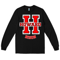Black howard 1867 university Long Sleeve Tee - artisFamous