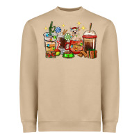 Mushroom Christmas coffee cups with Chihuahua Heavyweight Sweatshirt - RanaPortraitStore