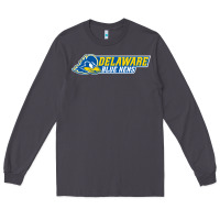 Smoke delaware fightin' blue hens Long Sleeve Tee - artisFamous