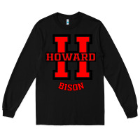 Black howard 1867 university Long Sleeve Tee - artisFamous