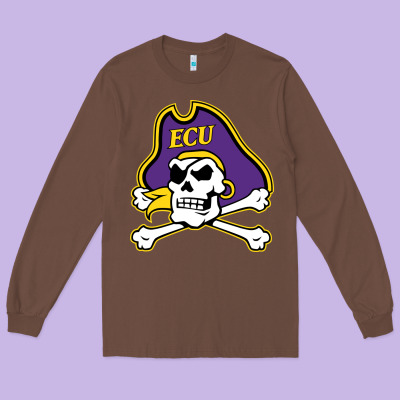 East Carolina Pirates Long Sleeve Tee Designed By Artisfamous