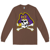 Chestnut east carolina pirates Long Sleeve Tee - artisFamous