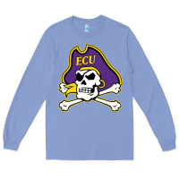 Colony Blue east carolina pirates Long Sleeve Tee - artisFamous