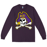 Plum east carolina pirates Long Sleeve Tee - artisFamous