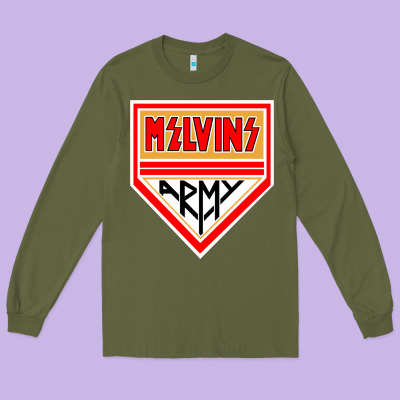 Melvins Army Long Sleeve Tee Designed By Artisfamous