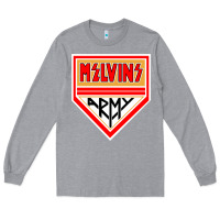 Heather Grey melvins army Long Sleeve Tee - artisFamous