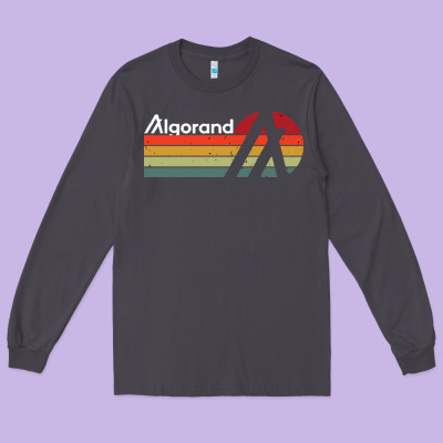 Algorand Algo Crypto Long Sleeve Tee Designed By Artisfamous