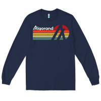 Navy algorand algo crypto Long Sleeve Tee - artisFamous